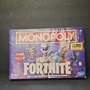Monopoly Fortnite Board Game Complete.opened Never Played.